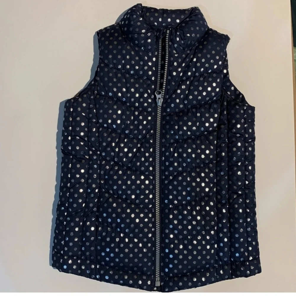 Gap kids vest. Navy and silver